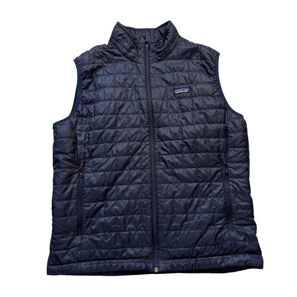Patagonia Nano Puff Vest Mens XL Navy PrimaLoft Lightweight Puffer Gorpcore - Picture 2 of 10